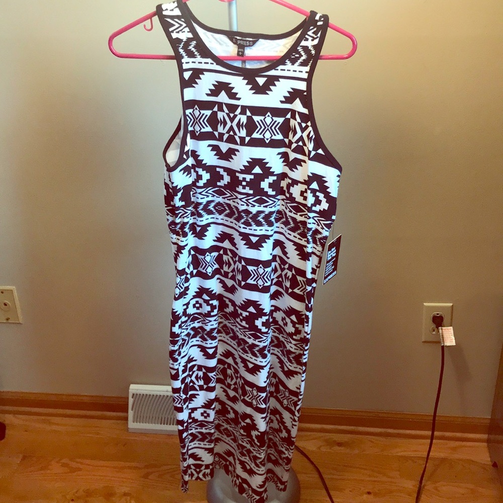 Express Aztec Midi Dress